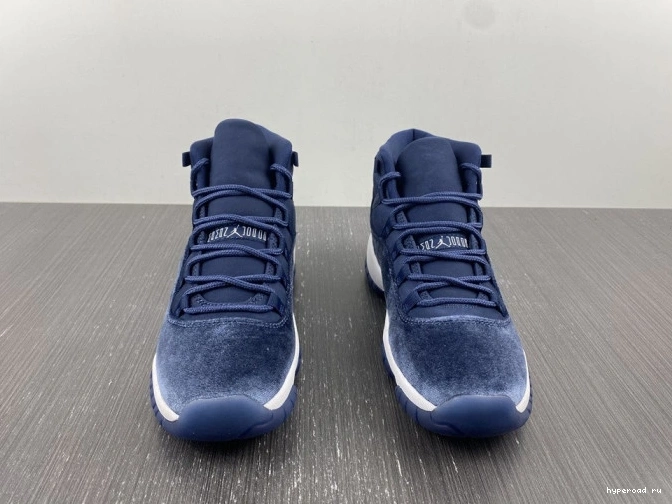 VELVET WMNS MIDNIGHT 11 AR0715-441 AIR JORDAN NAVY 0805